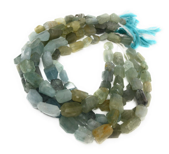 Aquamarine Beads, Aquamarine, Beading Supplies, Jewelry Making, Wholesale Beads, Bulk Beads, Natural Beads, Nugget Beads, 11.5