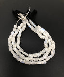Rainbow Moonstone Beads, Natural Gemstone Beads, Nugget Beads, Jewelry Supplies, Bulk Wholesale Beads, 9x8mm - 13x9mm