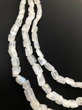 Rainbow Moonstone Beads, Natural Gemstone Beads, Nugget Beads, Jewelry Supplies, Bulk Wholesale Beads, 9x8mm - 13x9mm