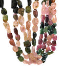 Natural Tourmaline Gemstone Beads, Beading Supplies for DIY Jewelry Making, Bulk Wholesale Beads, Tourmaline Nugget Beads Jewelry Supplies