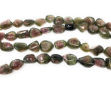 Natural Watermelon Tourmaline Beads, Multi Tourmaline Gemstone Beads for Jewelry Making, Spiritual Healing Chakra Beads, October Birthstone