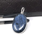 Natural Sterling Silver Pietersite Pendant, Genuine Gemstone Pendant, Tiger's Eye Jewelry, Wholesale Pendant for DIY Jewelry Making