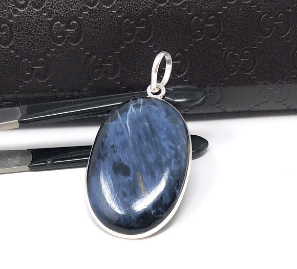 Natural Sterling Silver Pietersite Pendant, Genuine Gemstone Pendant, Tiger's Eye Jewelry, Wholesale Pendant for DIY Jewelry Making