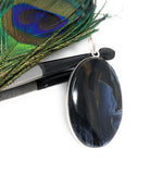 Natural Sterling Silver Pietersite Pendant, Genuine Gemstone Pendant, Tiger's Eye Jewelry, Wholesale Pendant for DIY Jewelry Making