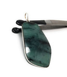 Emerald Pendant, Sterling Silver Pendant, Gemstone Pendant, May Birthstone Jewelry, Wholesale DIY Jewelry Making