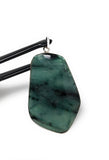 Emerald Pendant, Sterling Silver Pendant, Gemstone Pendant, May Birthstone Jewelry, Wholesale DIY Jewelry Making