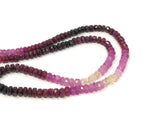 Ruby Beads, Gemstone Beads, Shaded Ruby Beads, Wholesale Beads, Jewelry Supplies, July Birthstone, Jewelry Making, Bulk Beads, 3-4mm, 16"