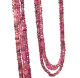 Tourmaline Beads, Gemstone Beads, Pink Tourmaline Beads, Beading Supplies, Natural Tourmaline Beads, Wholesale Beads, Bulk Beads, 13.5"