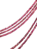 Tourmaline Beads, Gemstone Beads, Pink Tourmaline Beads, Beading Supplies, Natural Tourmaline Beads, Wholesale Beads, Bulk Beads, 13.5"