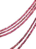 Tourmaline Beads, Gemstone Beads, Pink Tourmaline Beads, Beading Supplies, Natural Tourmaline Beads, Wholesale Beads, Bulk Beads, 13.5"