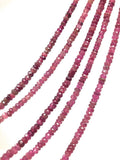 Tourmaline Beads, Gemstone Beads, Pink Tourmaline Beads, Beading Supplies, Natural Tourmaline Beads, Wholesale Beads, Bulk Beads, 13.5"