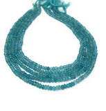 Natural Apatite Gemstone Beads, Genuine Gemstone Wholesale Jewelry Supplies for Jewelry Making, 3.5-4mm, 13" Strand