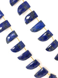 10 Pcs Natural Lapis Lazuli Gemstone Beads, Genuine Gemstone Wholesale Beads for Jewelry Making, Bulk Jewelry Supplies, 20x10.5mm