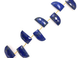 10 Pcs Natural Lapis Lazuli Gemstone Beads, Genuine Gemstone Wholesale Beads for Jewelry Making, Bulk Jewelry Supplies, 20x10.5mm