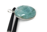 Larimar Pendant, Gemstone Pendant, Larimar, Gemstone Jewelry, Silver Pendant, Sterling Silver Pendant, Natural Gemstone Pendant, 47.65x25mm