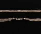 Sterling Silver Necklace Chain, Multi Strand Silver Chain, Jewelry Findings, Wholesale DIY Jewelry Making Supplies, 18" 925 Silver Chain