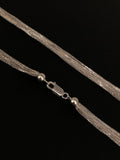Sterling Silver Necklace Chain, Multi Strand Silver Chain, Jewelry Findings, Wholesale DIY Jewelry Making Supplies, 18" 925 Silver Chain