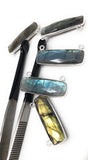 3 Pcs Labradorite Gemstone Connector, Sterling Silver Bar Connectors, Large DIY Jewelry Making Connector Charms , 28.5mmx13mm