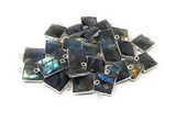 9 Pcs Labradorite Gemstone Connector, Sterling Silver Double Bail Connectors Charms for DIY Jewelry Making, 20x14mm