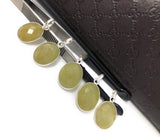 Sterling Silver Yellow Sapphire Pendant, Gemstone Pendants, Wholesale Jewelry Supplies forDIY Jewelry Making, Gifts for Her, Silver Pendant