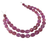 Pink Sapphire Beads, Gemstone Beads, Natural Sapphire Beads, September Birthstone, Wholesale Beads, Bulk Beads, Jewelry Supplies, 7" Strand