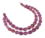 Pink Sapphire Beads, Gemstone Beads, Natural Sapphire Beads, September Birthstone, Wholesale Beads, Bulk Beads, Jewelry Supplies, 7" Strand