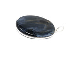 Natural Sterling Silver Pietersite Pendant, Genuine Gemstone Pendant, Tiger's Eye Jewelry, Wholesale Pendant for DIY Jewelry Making