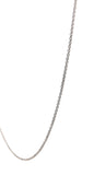 Sterling Silver Necklace Chain, Silver Link Chain 1.3mm, Jewelry Findings, Wholesale DIY Jewelry Making Supplies, 18" Plus 2" Extender Chain
