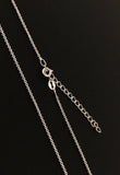 Sterling Silver Necklace Chain, Silver Link Chain 1.5mm, Jewelry Findings, Wholesale DIY Jewelry Making Supplies, 18" Plus 2" Extender Chain
