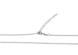 Sterling Silver Necklace Chain, Silver Link Chain 1.5mm, Jewelry Findings, Wholesale DIY Jewelry Making Supplies, 18" Plus 2" Extender Chain