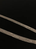 Sterling Silver Necklace Chain, Multi Strand Silver Chain, Jewelry Findings, Wholesale DIY Jewelry Making Supplies, 18" 925 Silver Chain