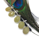 Sterling Silver Yellow Sapphire Pendant, Gemstone Pendants, Wholesale Jewelry Supplies forDIY Jewelry Making, Gifts for Her, Silver Pendant