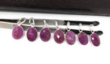 Sterling Silver Pink Sapphire Pendant, Natural Gemstone Pendants, Wholesale Jewelry Supplies for DIY Jewelry Making, Gifts for Her
