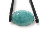 5Pcs Amazonite Gemstone Charms, Sterling Silver Charms, Natural Peruvian Amazonite Charms , DIY Jewelry Making Supplies