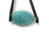 5Pcs Amazonite Gemstone Charms, Sterling Silver Charms, Natural Peruvian Amazonite Charms , DIY Jewelry Making Supplies