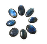 Wholesale Labradorite Cabochon, Natural Gemstone Labradorite Cabochon, Wire Wrapping Jewelry Supplies, Jewelry Making, 28mm-38mm, 4Pc/5Pc