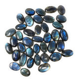 Wholesale Labradorite Cabochon, Natural Gemstone Labradorite Cabochon, Wire Wrapping Jewelry Supplies, Jewelry Making, 28mm-38mm, 4Pc/5Pc