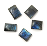 Wholesale 5 Pcs Shape Labradorite Cabochon, Natural Gemstone Labradorite Cabochon, Wire Wrapping Jewelry Supplies, DIY Jewelry 22mm-27mm