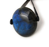 Labradorite Cabochon, Natural Gemstone Cabochon, Labradorite , Wire Wrapping, Jewelry Supplies, Jewelry Making, DIY Jewelry, 41.25x24mm