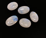 3Pcs Moonstone Cabochon, Gemstone Cabochons, Natural Rainbow Moonstone Cabochon Wholesale Lot, Wire Wrapping, Large Size Cabs, 28mm - 34mm