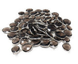 5Pcs/4Pcs Smokey Quartz Connectors, Sterling Silver Gemstone Connectors, Wholesale Jewelry Findings for DIY Jewelry Making, Bulk Lot Charms