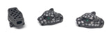CZ Micro Pave Gun Metal Leopard Head Beads, Jewelry Findings for DIY Jewelry Making , Leopard Beads Jewelry Supplies, 17mm X 9.5mm