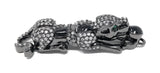 CZ Micro Pave Leopard Connector, Pave Findings, CZ Pave Connectors, Jewelry Findings, Jewelry Supplies, for DIY Jewelry Making, 1 Pc