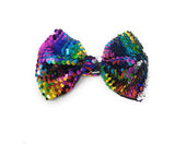 5" Double Side Reversible Sequins Hair Bows Without Clip for DIY Craft Kids Headwear Supplies, DIY Crafts , Hair Accessories