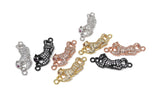 CZ Micro Pave Leopard Connector, Pave Findings, CZ Pave Link Charm Connectors, Jewelry Findings, Jewelry Supplies, DIY Jewelry Making, 1 Pc