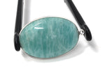 5Pcs Amazonite Gemstone Charms, Sterling Silver Charms, Natural Peruvian Amazonite Charms , DIY Jewelry Making Supplies