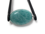 3Pcs Amazonite Gemstone Charms, Sterling Silver Charms, Natural Peruvian Amazonite Charms, DIY Jewelry Making Supplies