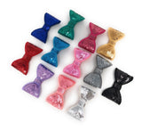 2" Sequins Bows for DIY Headbands, DIY Crafts, Headwear Supplies, Mini Bow Headband DIY Supply, Bow Embellishments, 1 Pc