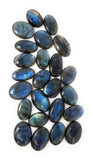 Wholesale Labradorite Cabochon, Natural Gemstone Labradorite Cabochon, Wire Wrapping Jewelry Supplies, Jewelry Making, 28mm-38mm, 4Pc/5Pc