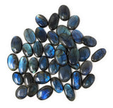 Wholesale Labradorite Cabochon, Natural Gemstone Labradorite Cabochon, Wire Wrapping Jewelry Supplies, Jewelry Making, 28mm-38mm, 4Pc/5Pc